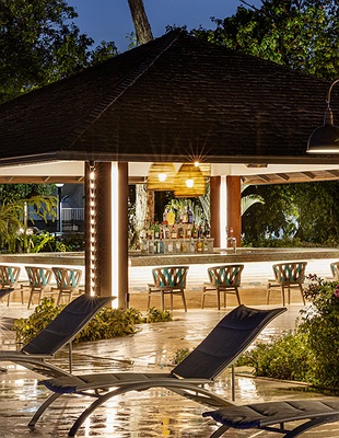 Sandals Royal Barbados pool with beach view