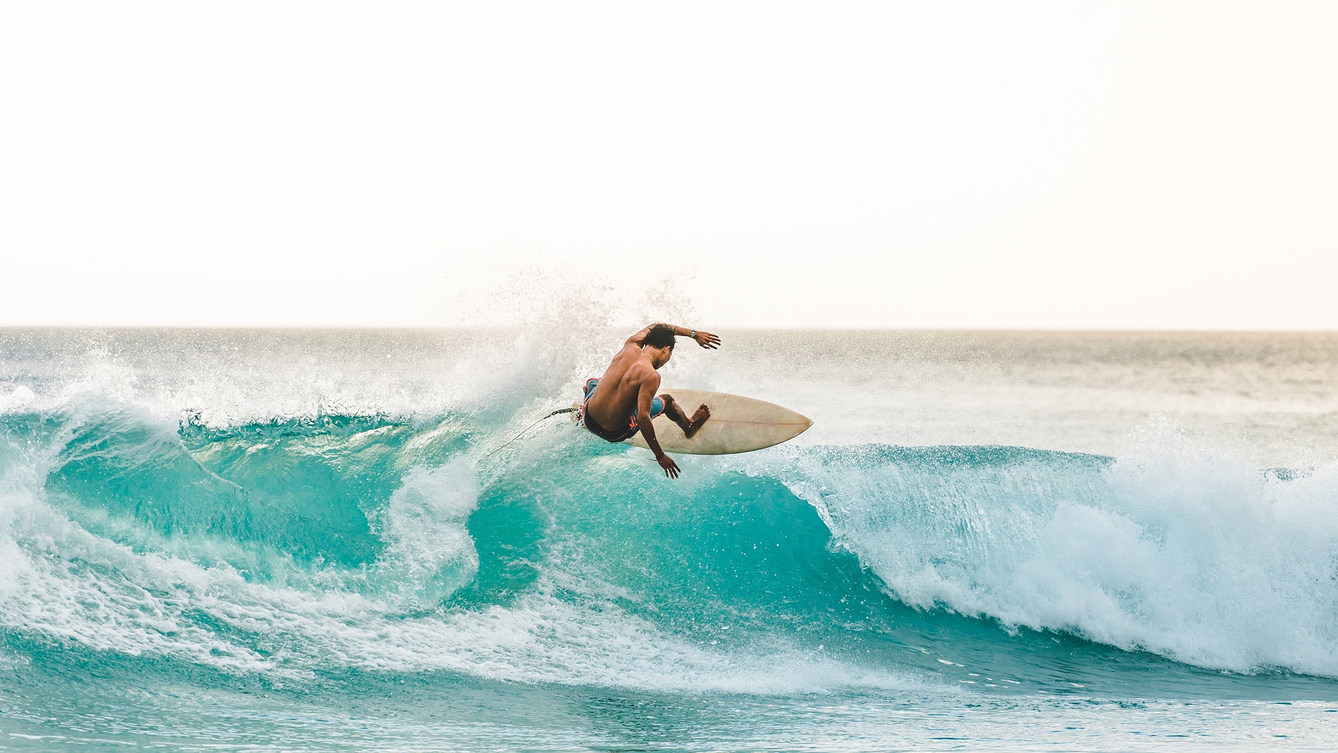 surfer riding a wave