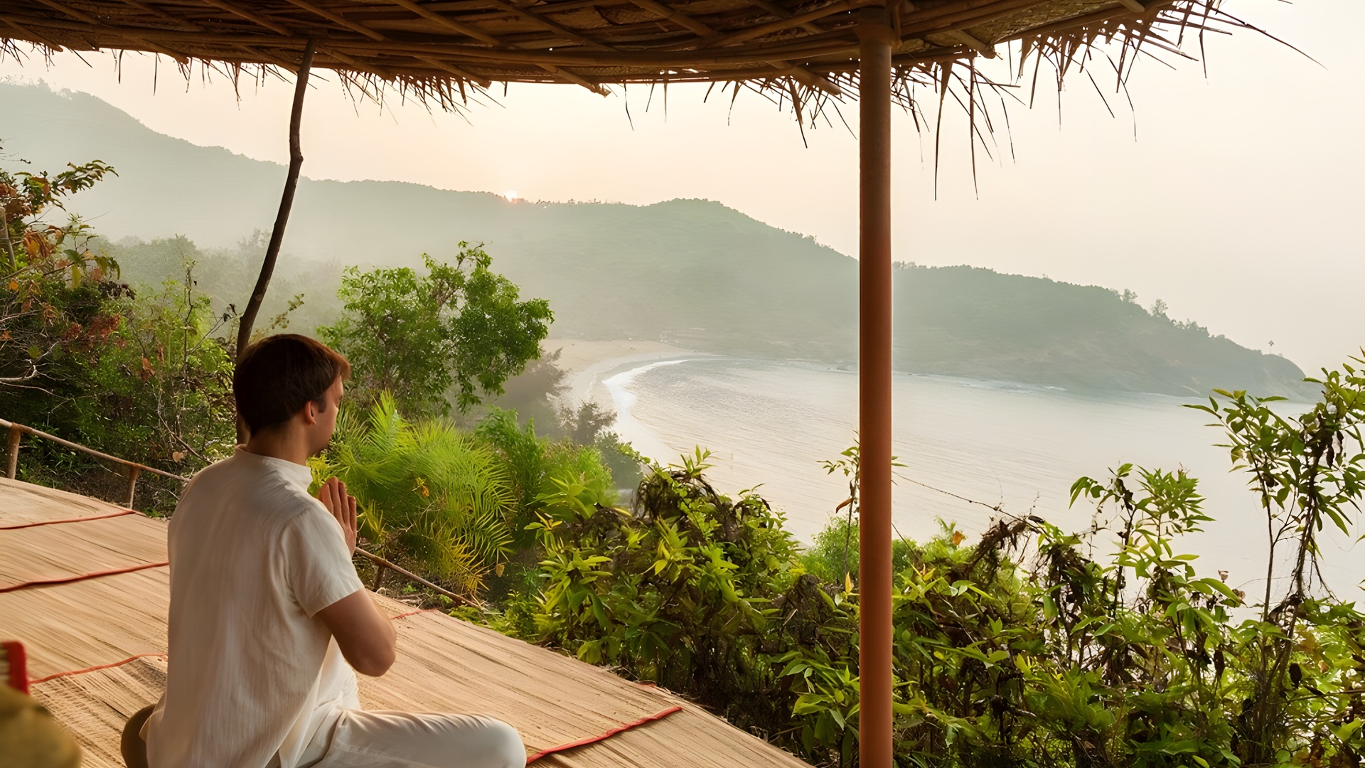 the SwaSwara wellness resort located in Gokarna, India
