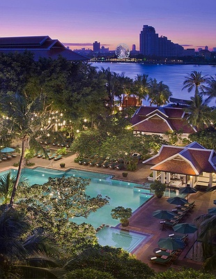 Silavadee Pool Spa Resort located on the cliffs of Koh Samui, Thailand. 