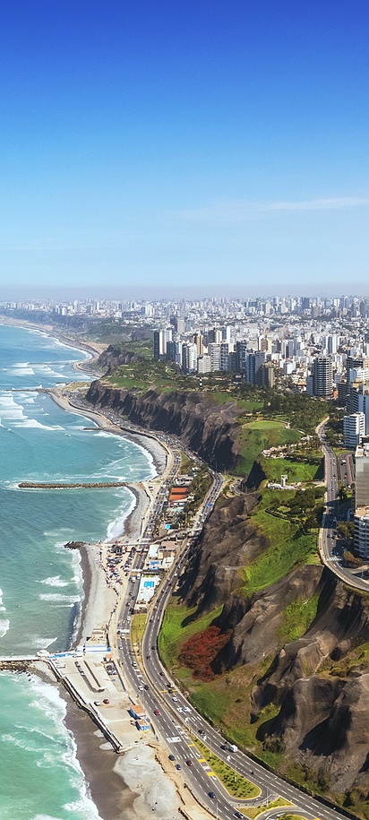 Coast of Lima, Peru