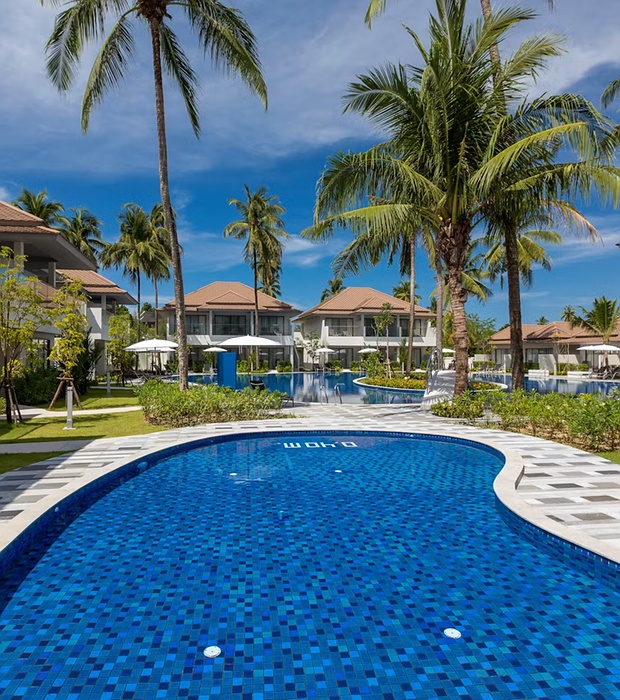 X10 Khaolak Resort front view with trees