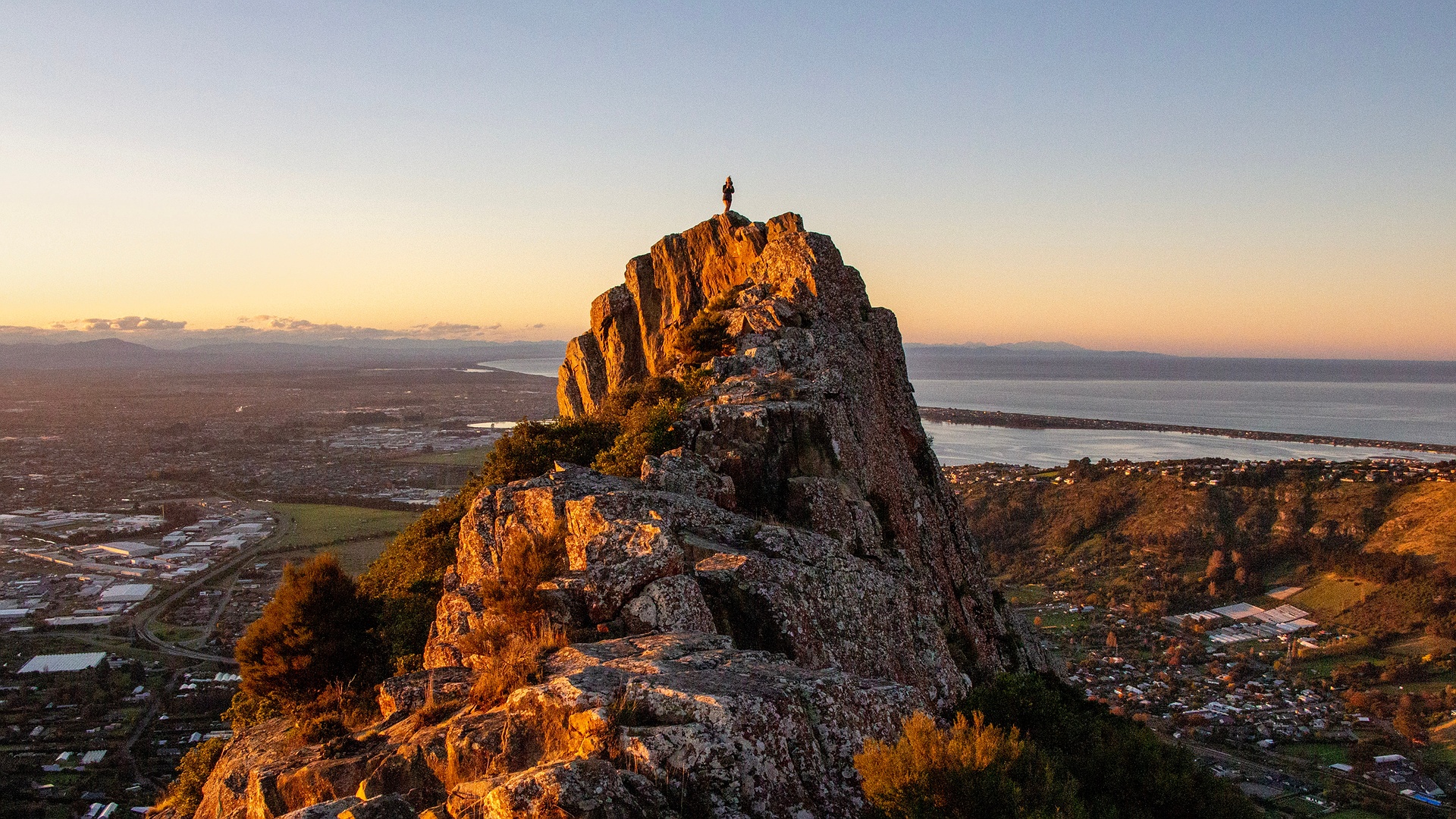 Castle Rock in New Zealand