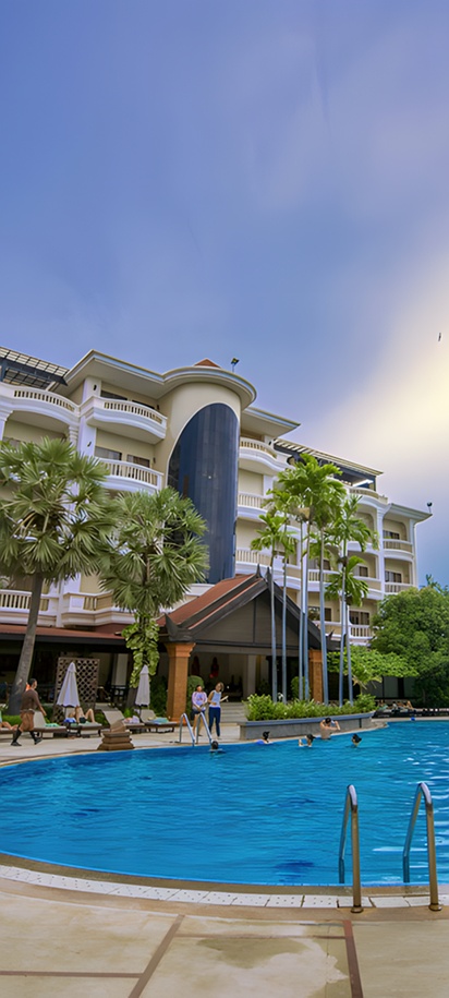 Borei Angkor Resort & Spa in Siem Reap pool view