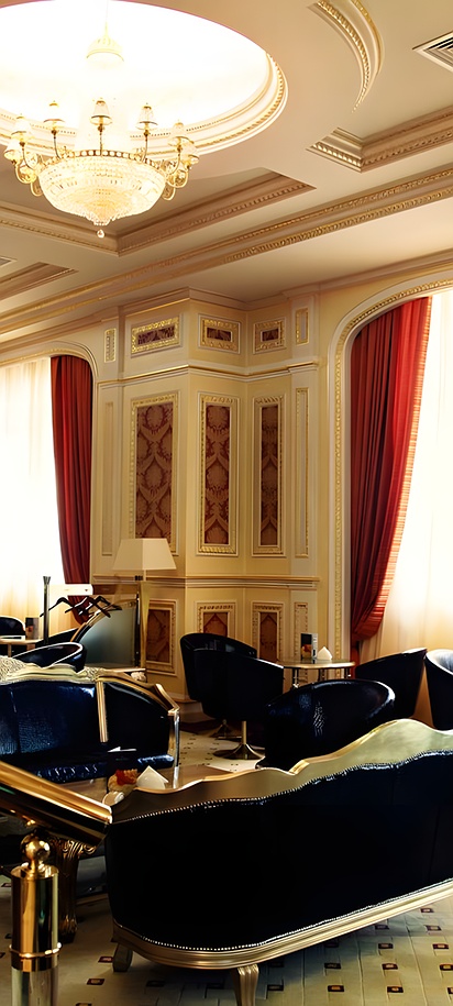 lobby of the Royal Tulip Almaty hotel