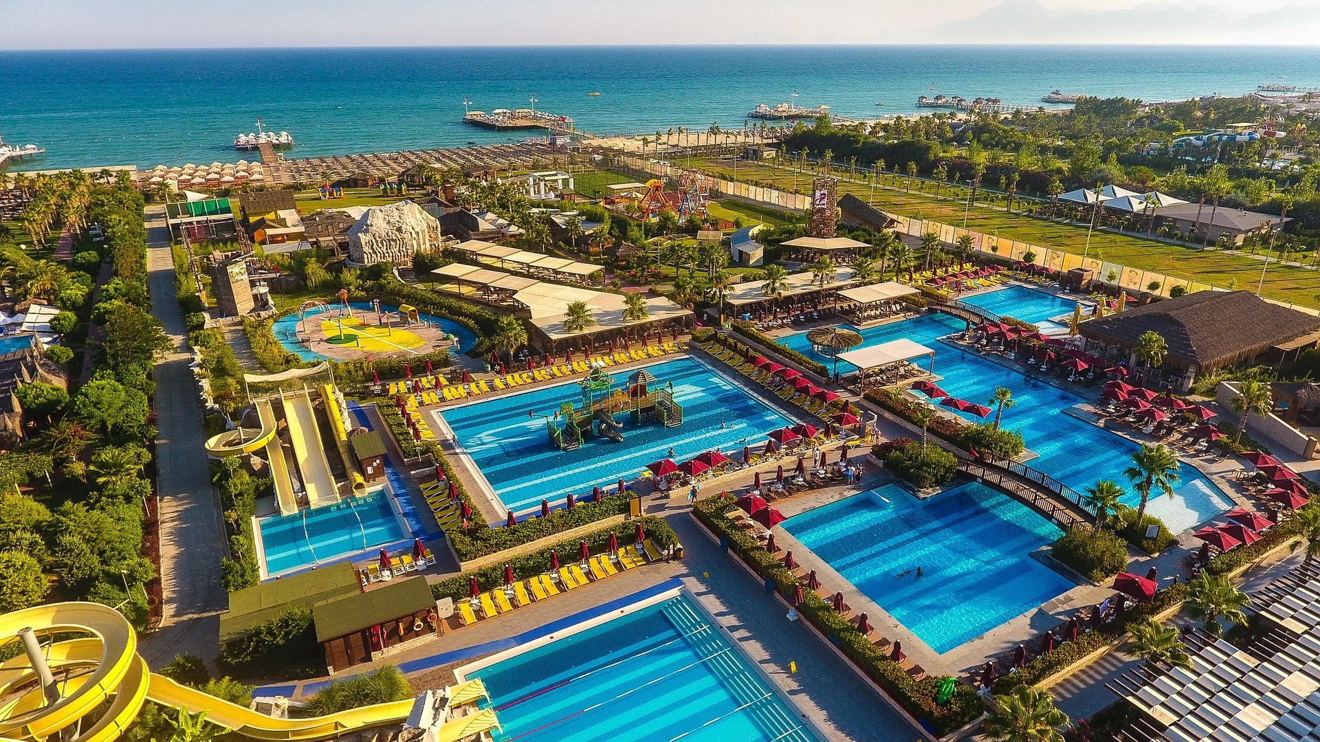 Aska Lara Resort and Spa aerial view