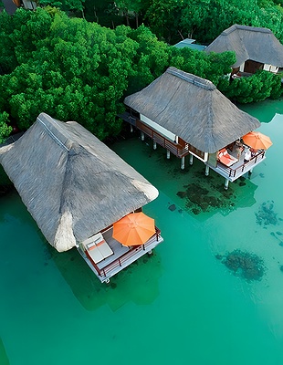 aerial view of Constance Prince Maurice in Mauritius