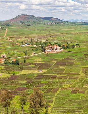 panoramic view of the Rova of Antananarivo
