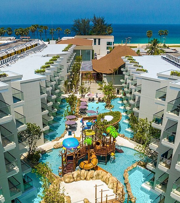 Phuket Emerald Beach Resort aerial view