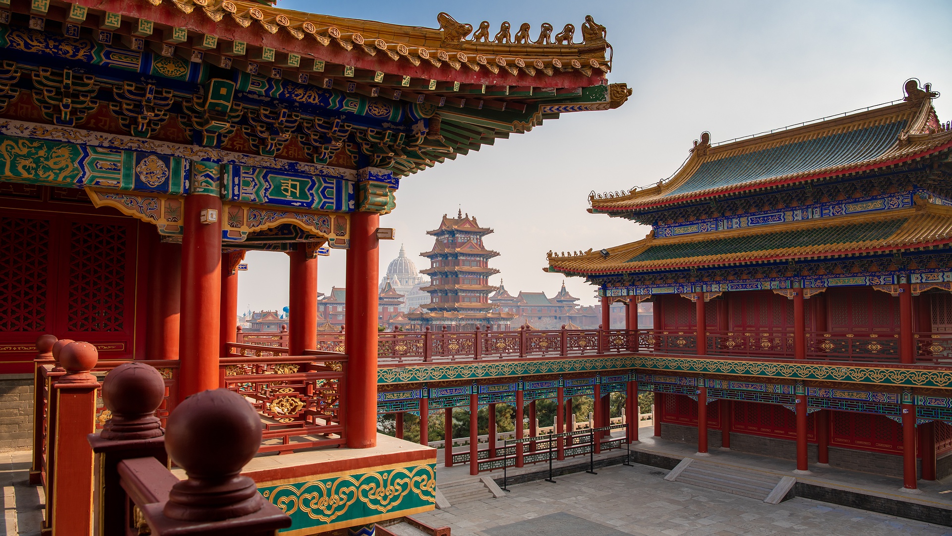 the Sanxian Mountain Scenic Area in Penglai, Yantai, Shandong, China