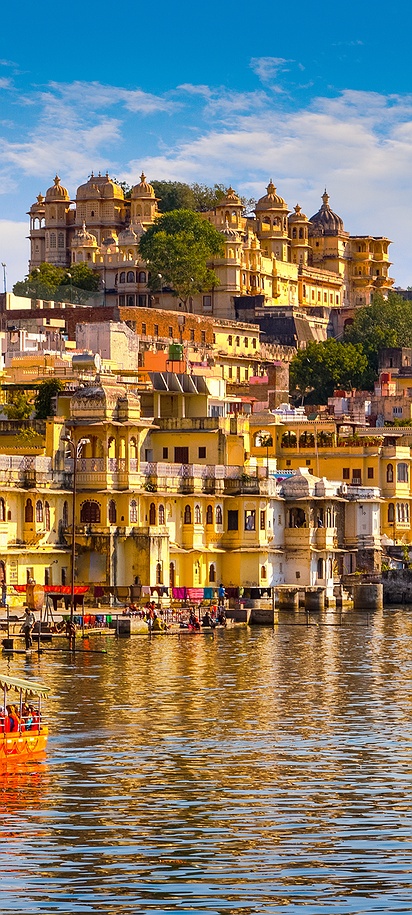 Lake Pichola in Udaipur, Rajasthan, India