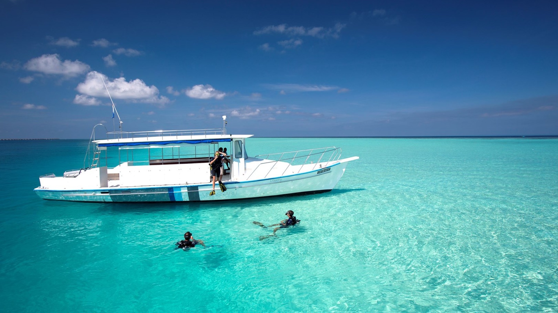 Speedboat at Velassaru Maldives