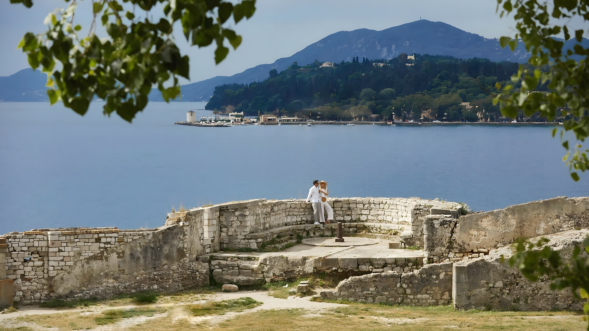 Private area for couple at Ikos Odisia resort in Corfu