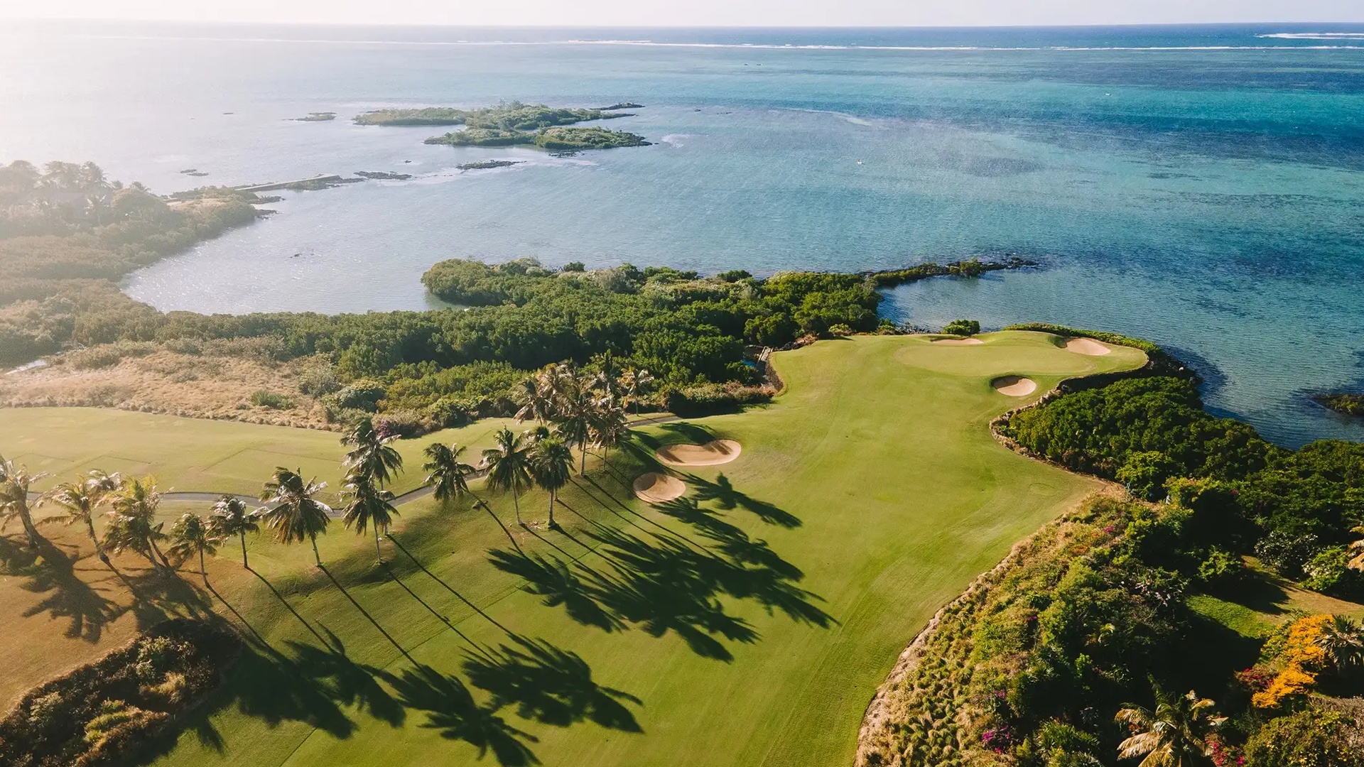 golf course at Shangri-La Le Touessrok