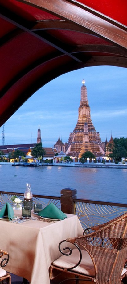Manohra Cruises on the Chao Phraya River in Bangkok, Thailand