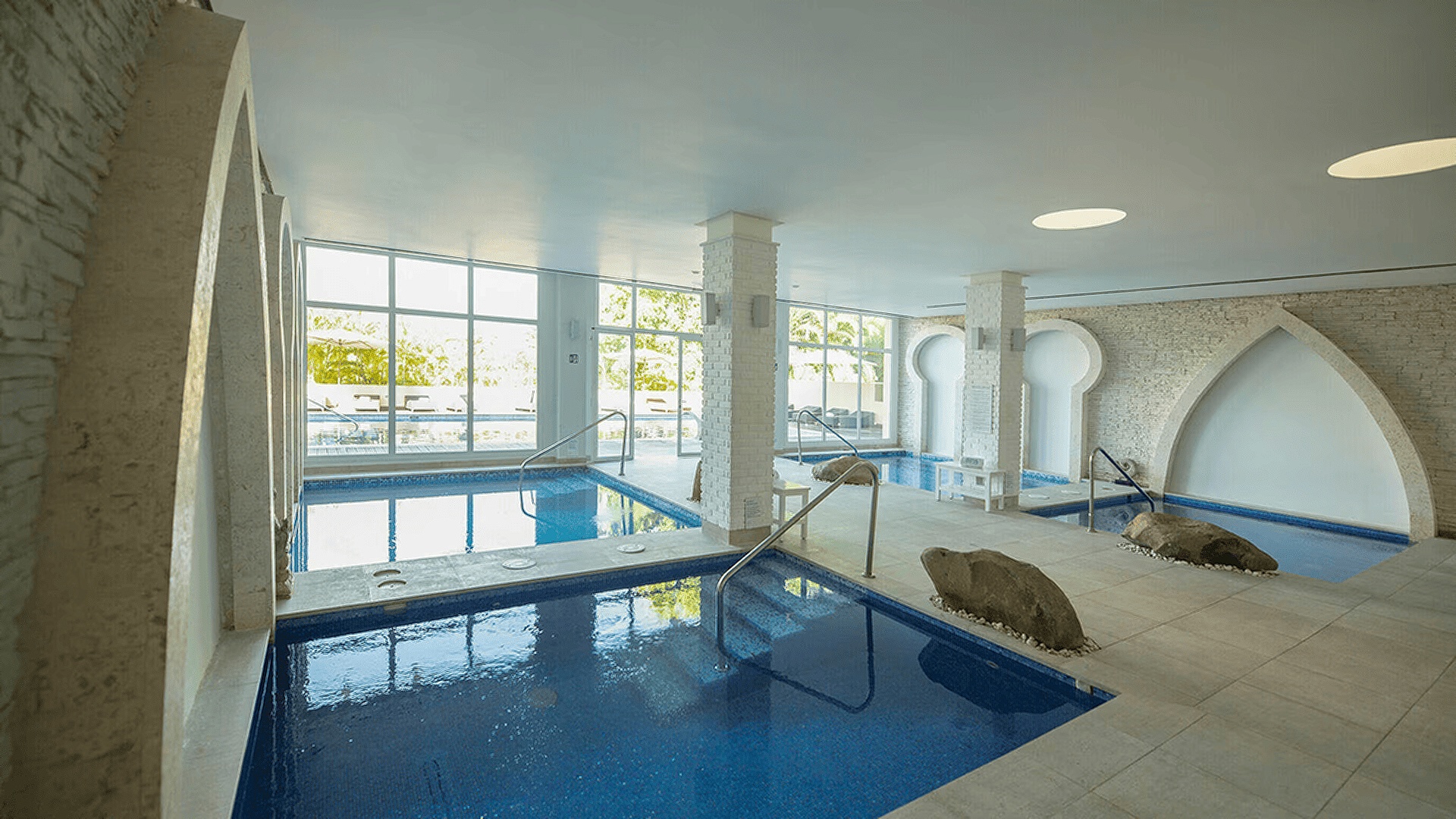hydrotherapy pool area within the Iberostar Waves Punta Cana