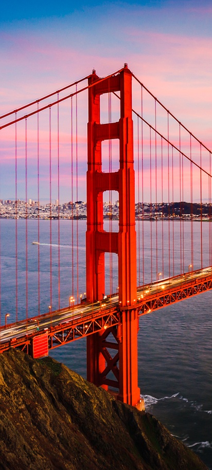 View of Golden gate bridge