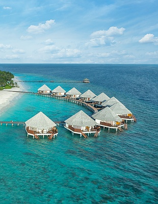 Adaaran Select Meedhupparu resort view, Maldives