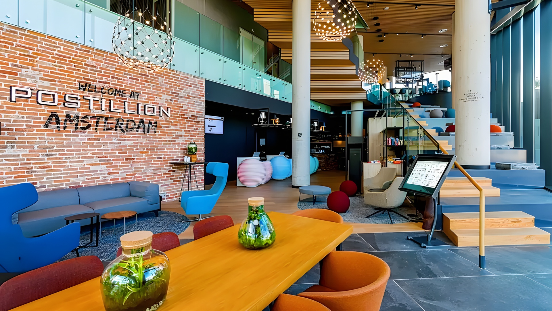 interior of the Postillion Hotel Amsterdam