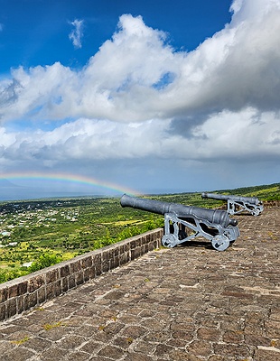 aerial view of Galleon Beach in Freeman's Bay, Antigua
