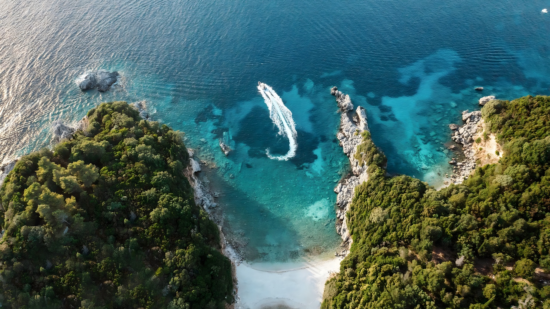 Ikos Odisia resort in Corfu view