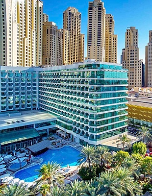 Barlounge at Hilton Dubai Jumeirah Beach Resort