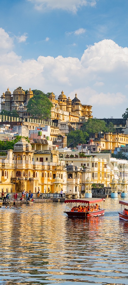 City Palace in Udaipur-Rajasthan, India
