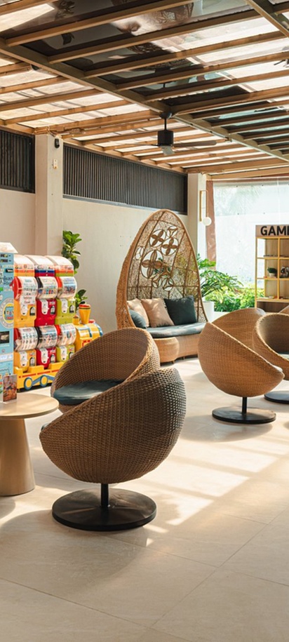 indoor "Game Corner" within the Inhouse Hotel Yehliu in Taiwan