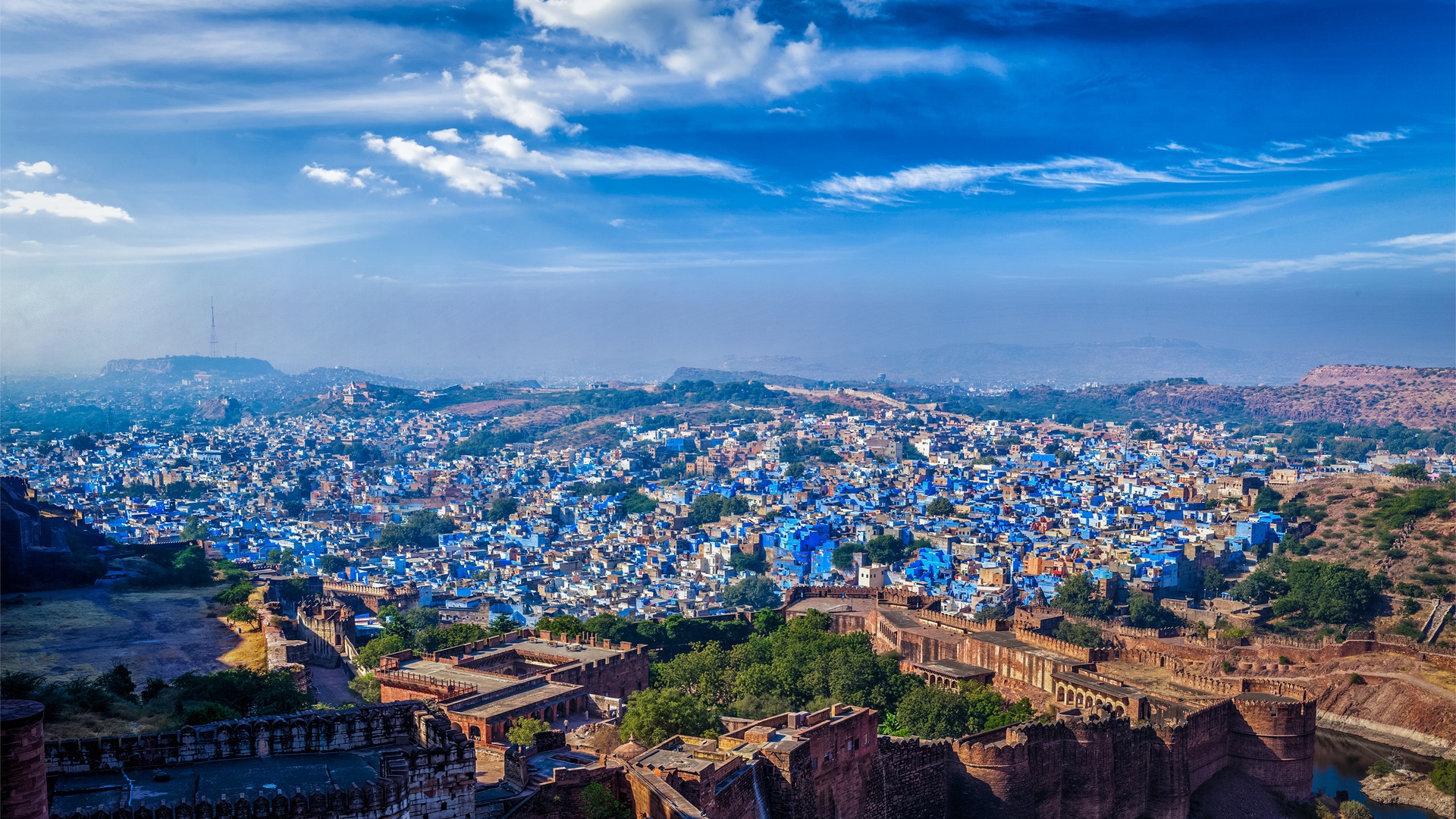 Blue City of Jodhpur, Rajasthan, India