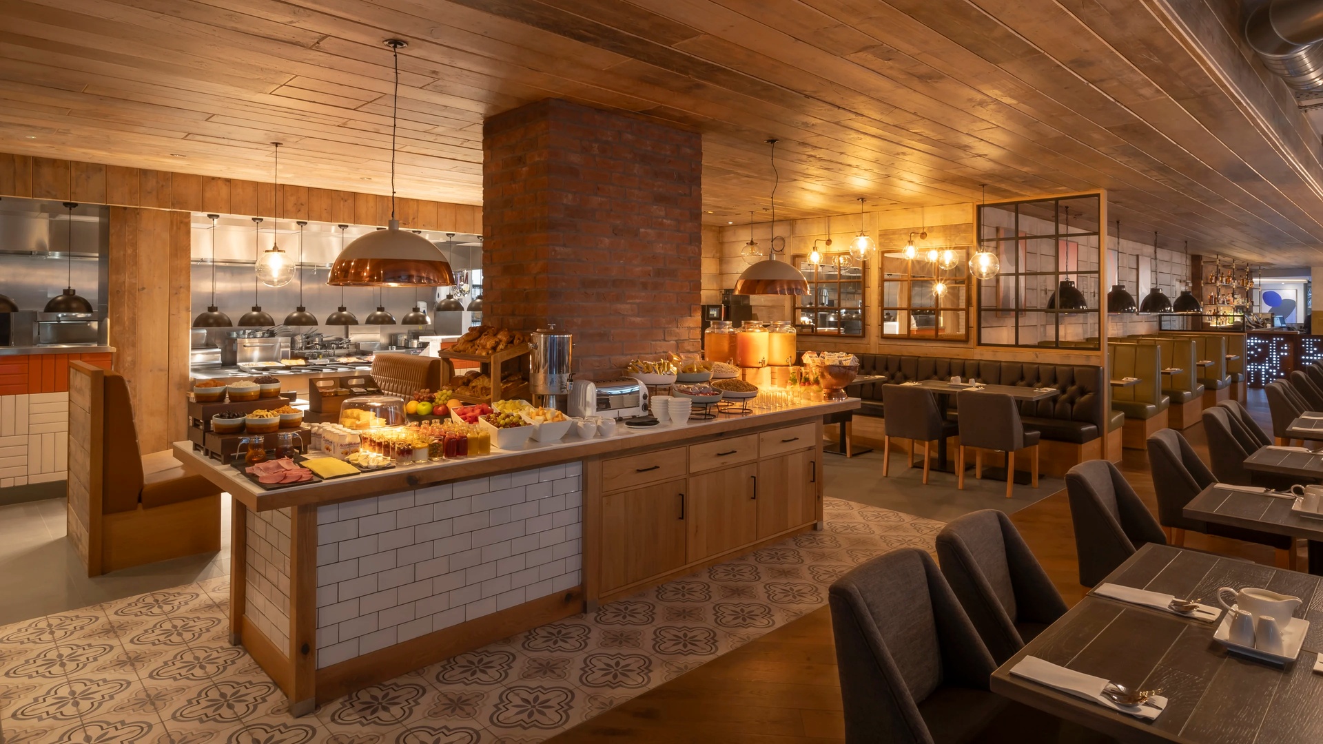 interior of the Maldron Hotel Finsbury Park in London