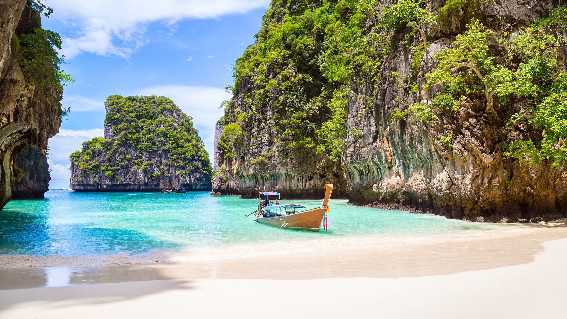 a tranquil moment on the Phi Phi Islands in Thailand