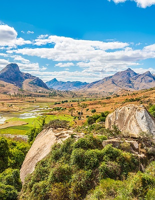 panoramic view of the Rova of Antananarivo