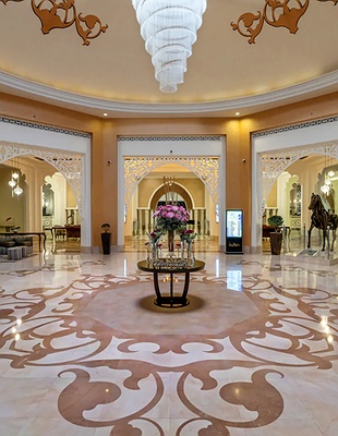 Aerial view of Rixos Bab Al Bahr 