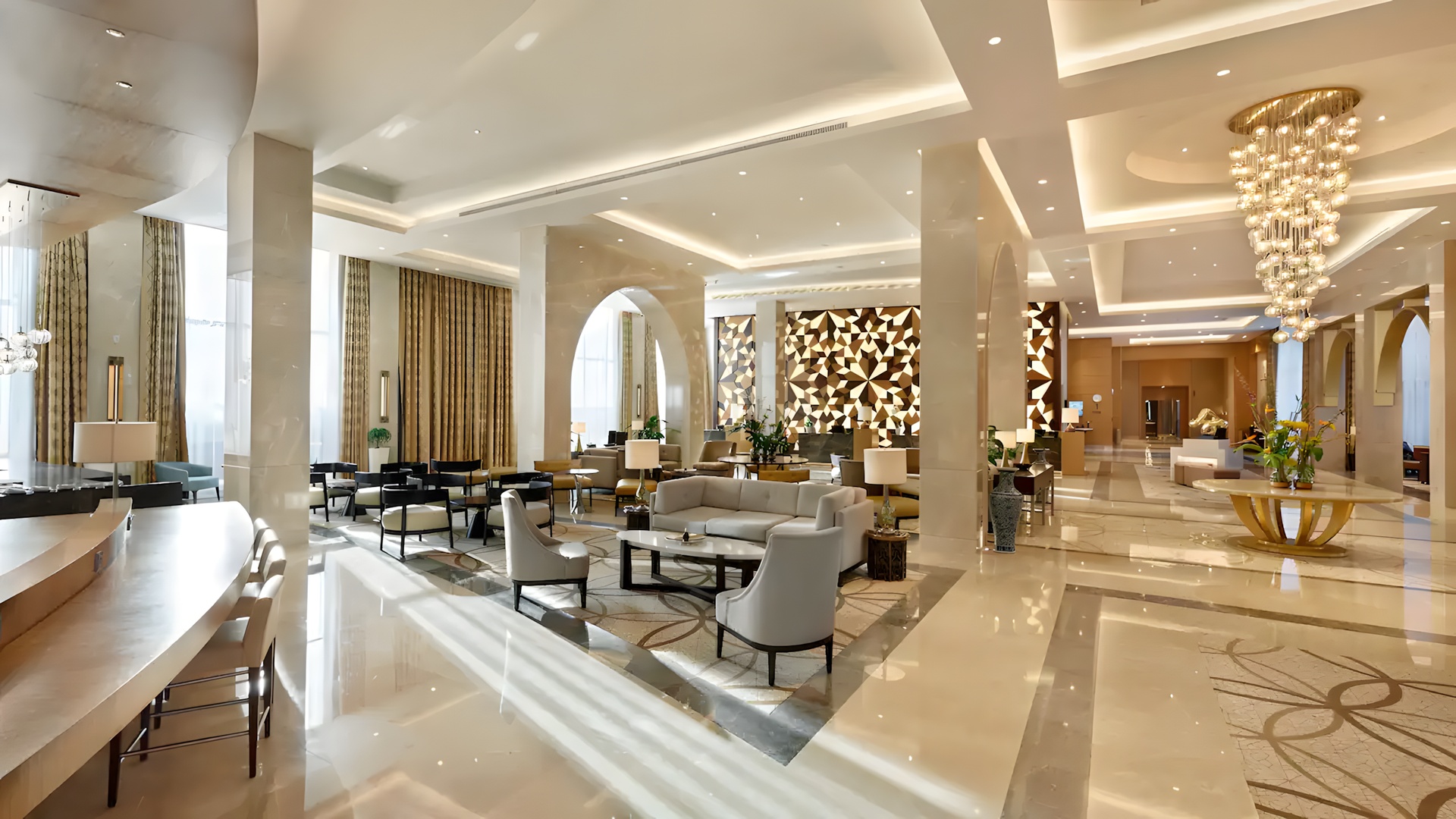 lobby of the Hyatt Regency Tashkent