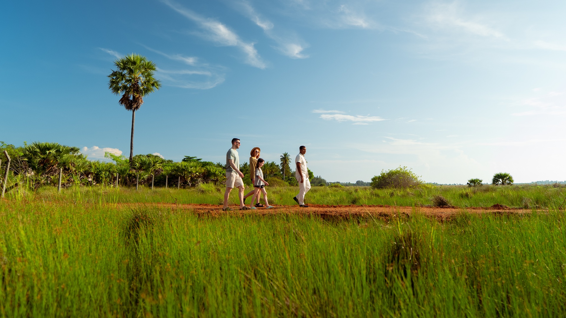  a scenic view of a rural landscape in Sri Lanka