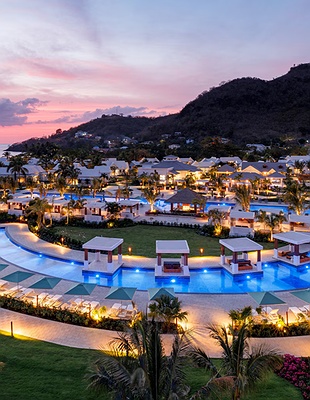 Aerial view of Sandals Saint Vincent and the Grenadines
