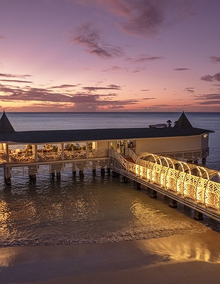aerial view of the Royalton CHIC Antigua