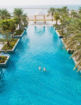 Aerial view of Rixos Al Mairid Ras Al Khaimah