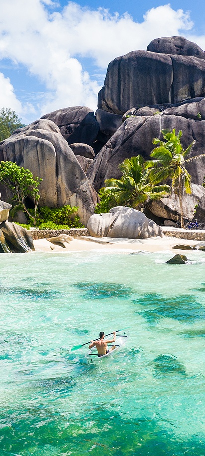 Anse Source d'Argent on La Digue island in the Seychelles