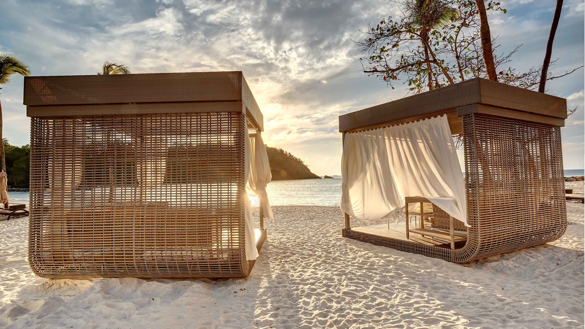 beachside cabana at a Royalton Resort