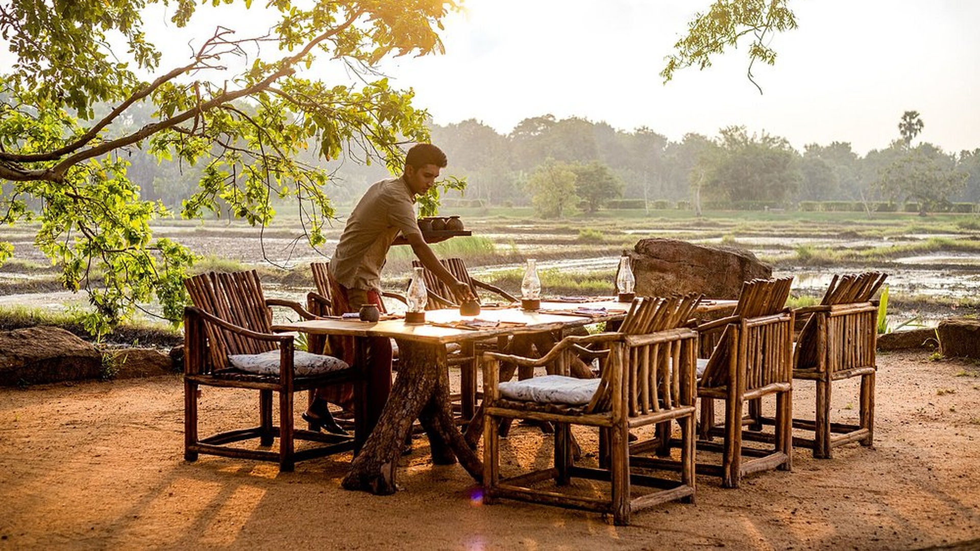 the Uga Ulagalla resort in Sri Lanka