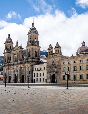 View of Bogota city of Colombia