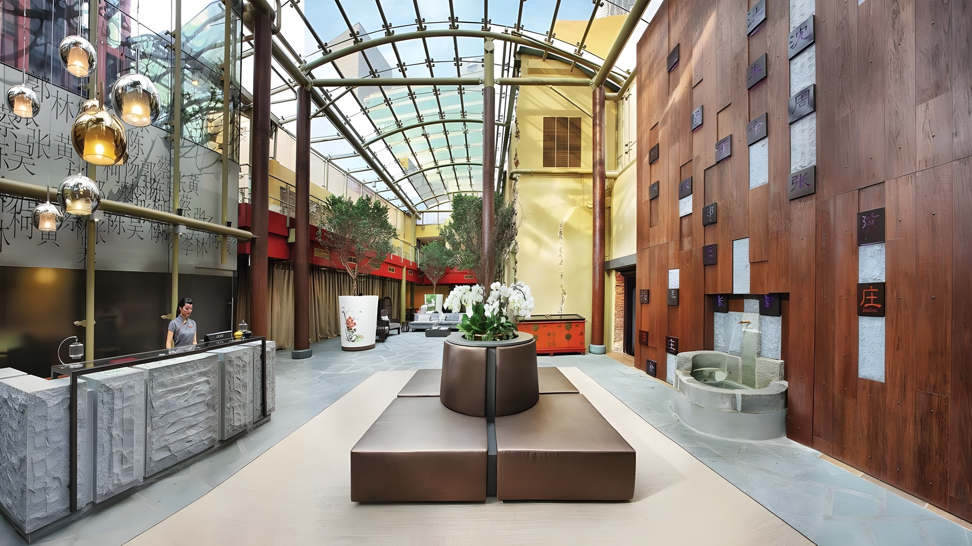 Interior of AMOY by Far East hospitality in Singapore