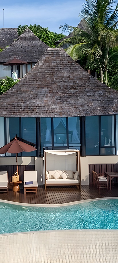 a private pool villa at the Silavadee Pool Spa Resort located on Koh Samui, Thailand