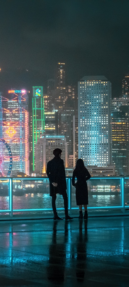 Victoria Harbour in Hong Kong