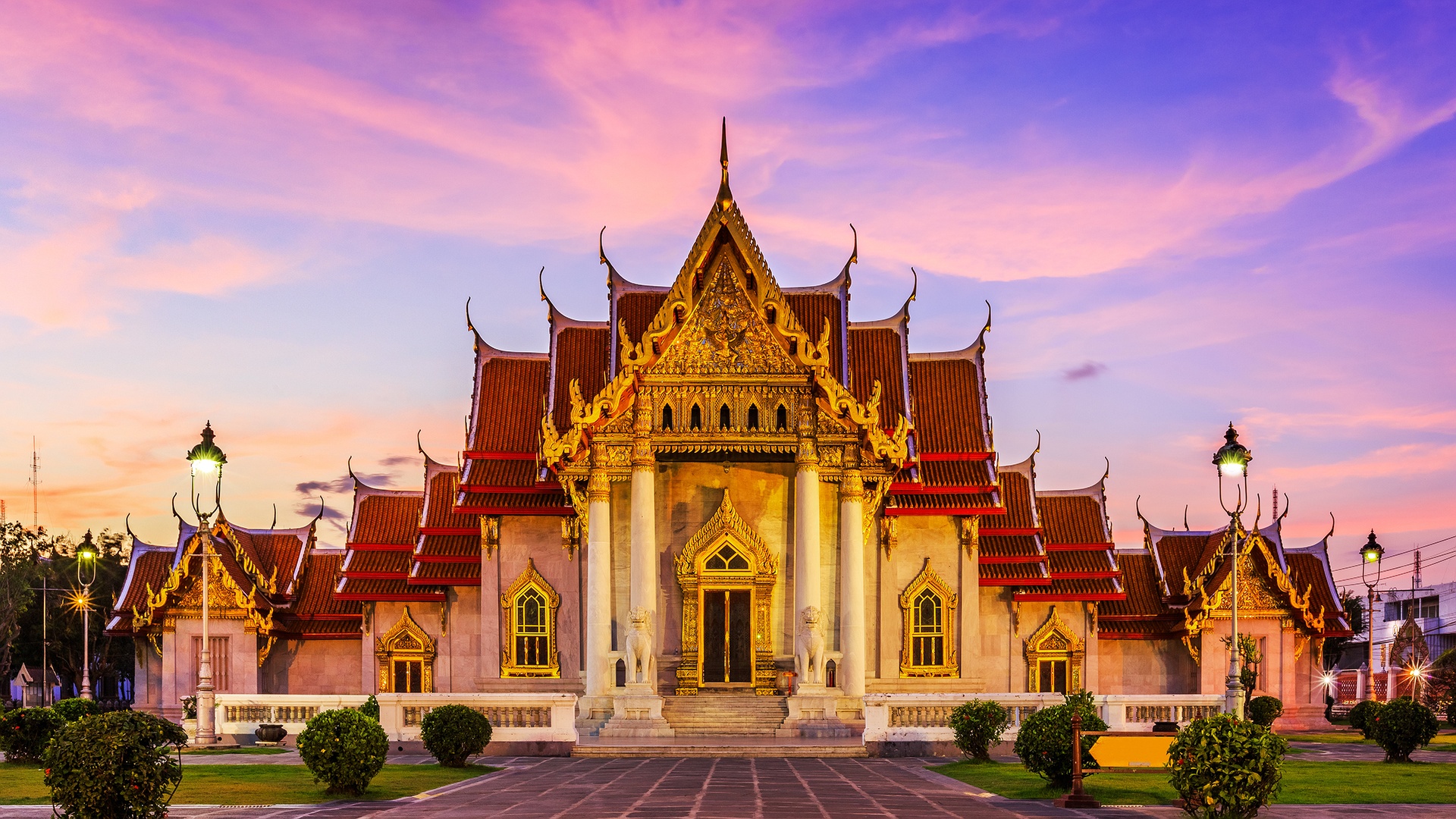 Wat Benchamabophit Dusitvanaram in Bangkok, Thailand