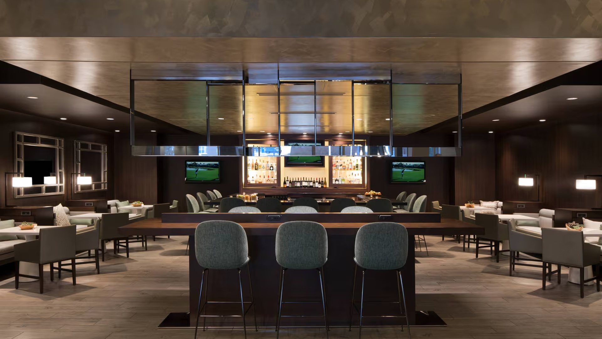 interior of the M.I. Greatroom bar and restaurant