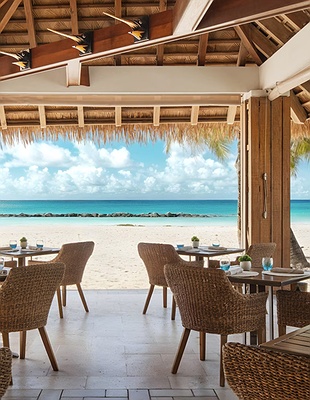 Sandals Royal Barbados pool with beach view