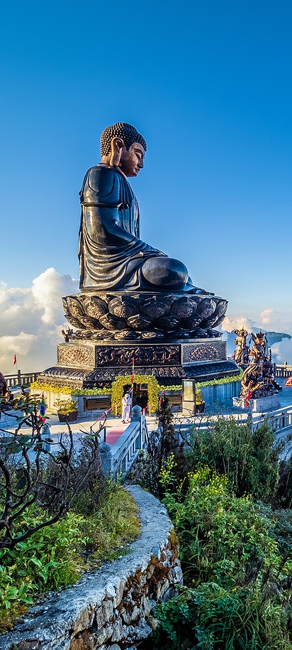 Fansipan mountain in Vietnam