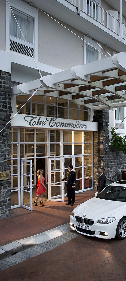 The Commodore Hotel view